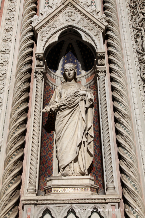 Statue of Santa Reparata Florence Cathedral